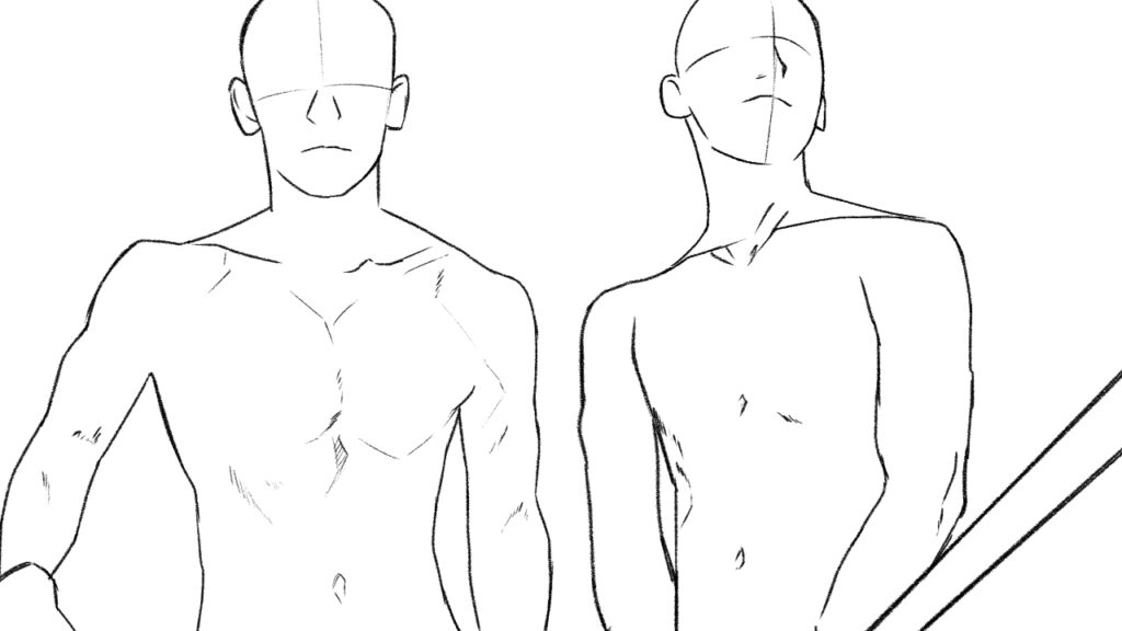 トレスフリー 筋肉ムキムキキャラを描こう 筋肉資料集 イラストレーターお助けブログ